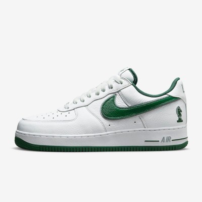 Nike Air Force 1 Low 'Four Horsemen' - White Sneakers with Green Swoosh & Chess Knight Detail for a Distinctive Look | FB9128-100