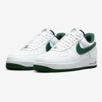 Nike Air Force 1 Low 'Four Horsemen' - White Sneakers with Green Swoosh & Chess Knight Detail