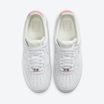 Nike Air Force 1 Low 'GOT 'EM' DC3287-111 - White Leather Sneakers with Pink Gradient Heel