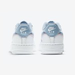 Nike Air Force 1 Low GS 'Double Swoosh' CW1574-100 - パステルピンクとブルースウッシュのホワイトスニーカー