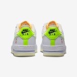 Nike Air Force 1 Low 'Player One' GS - White Sneakers with Neon and Blue Accents for a Retro Look