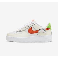 Nike Air Force 1 Low 'Year of the Rabbit' GS - Cream Sneakers with Orange Swoosh & Rabbit Details for a Festive Look | FD9912-181