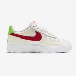 Nike Air Force 1 Low 'Year of the Rabbit' GS - Cream Sneakers with Orange Swoosh and Rabbit Details