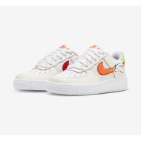 Nike Air Force 1 Low 'Year of the Rabbit' GS - Cream Sneakers with Orange Swoosh & Rabbit Details for a Festive Look | FD9912-181