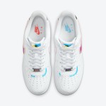 Nike Air Force 1 Low "Have A Good Game" DC0710-191 White Sneakers with Iridescent Overlays and Glow-in-the-Dark Details