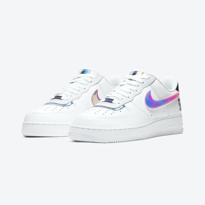 Nike Air Force 1 Low "Have A Good Game" DC0710-191 White Sneakers | Gaming-Inspired Iridescent Design