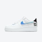 Nike Air Force 1 Low "Have A Good Game" DC0710-191 White Sneakers with Iridescent Overlays and Glow-in-the-Dark Details