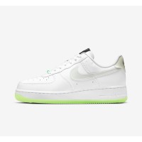 Nike Air Force 1 Low 'Have A Nike Day' - White Sneakers with Translucent Swoosh & Neon Green Sole for a Fresh Look | CT3228-100