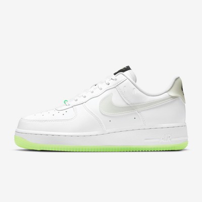 Nike Air Force 1 Low 'Have A Nike Day' - White Sneakers with Translucent Swoosh & Neon Green Sole for a Fresh Look | CT3228-100