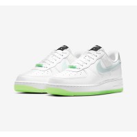 Nike Air Force 1 Low 'Have A Nike Day' - White Sneakers with Translucent Swoosh & Neon Green Sole for a Fresh Look | CT3228-100