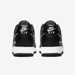 Nike Air Force 1 Low 'Hello' Black Sneakers with White Accents and "Hello" Branding