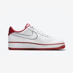 Nike Air Force 1 Low 'Hello' - White Sneakers with Red Accents and Hello Branding