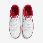 Nike Air Force 1 Low 'Hello' - White Sneakers with Red Accents and Hello Branding