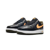 Nike Air Force 1 Low "Hoops" - Black Sneakers with Yellow Swoosh & Basketball-Inspired Design | DH7440-001