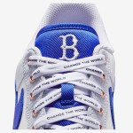 Nike Air Force 1 Low "Jackie Robinson" - White and Blue Sneakers with Red 42 Detail