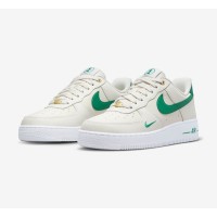 Nike Air Force 1 Low 'Malachite' - Cream Sneakers with Green Accents for a Fresh Look | DQ7658-101