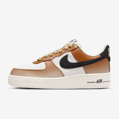 Nike Air Force 1 Low 'Mushroom' - Beige and Brown Sneakers with Black Swoosh for a Trendy Earthy Look | DO6682-200