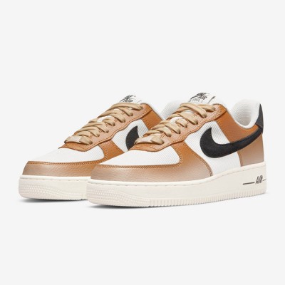 Nike Air Force 1 Low 'Mushroom' - Beige and Brown Sneakers with Black Swoosh for a Trendy Earthy Look | DO6682-200