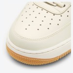 Nike Air Force 1 Low "NAI-KE" FN0369-101 - Cream Leather with Woven Panels