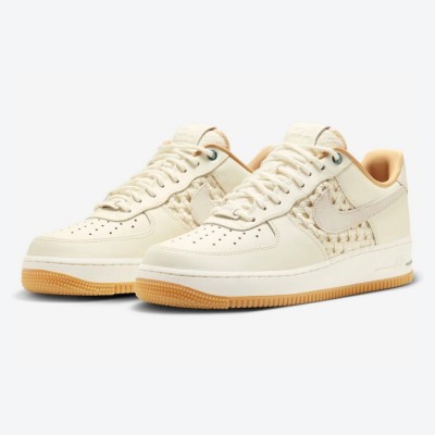 Nike Air Force 1 Low "NAI-KE" FN0369-101 - Vintage Woven Design | Comfort Meets Classic Style