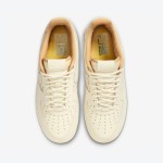 Nike Air Force 1 Low "NAI-KE" FN0369-101 - Cream Leather with Woven Panels