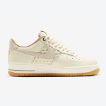 Nike Air Force 1 Low "NAI-KE" FN0369-101 - Cream Leather with Woven Panels