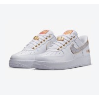 Nike Air Force 1 Low "NOLA" DZ5425-100 - Glittering Silver Swoosh & Gold Accents | A Tribute to New Orleans