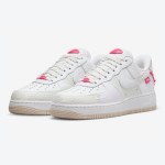 Nike Air Force 1 Low "Pink Bling" DX6061-111 - White Leather with Pink Chain and Accents