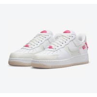 Nike Air Force 1 Low "Pink Bling" DX6061-111 - Fresh White with Pink Highlights | Minimalist Design Meets Style