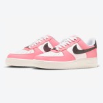 Nike Air Force 1 Low "Pink Foam" FQ6850-621 - Pink Leather with Black Swoosh