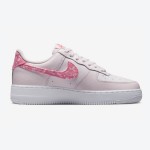 Nike Air Force 1 Low "Pink Paisley" FD1448-664 - Soft Pink Leather with Paisley Swoosh