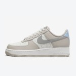 Nike Air Force 1 Low "Reflective Swooshes" DR7857-101 - Off-White Leather with Reflective Swooshes