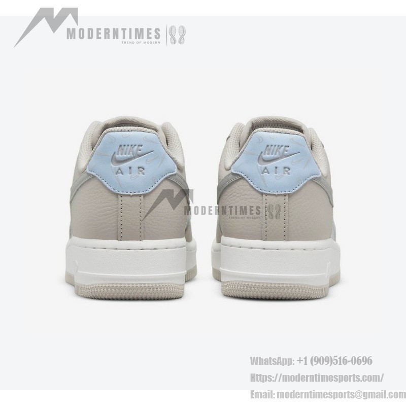 Nike Air Force 1 Low "Reflective Swooshes" DR7857-101 - Off-White Leather with Reflective Swooshes