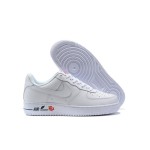 Nike Air Force 1 Low "Rose" CU6312-100 - White Leather with Rose Embroidery