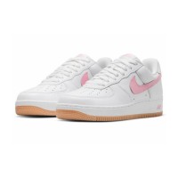 Nike Air Force 1 Low "Since 82" DM0576-101 - Classic White with Soft Pink Accents | Elegant and Minimalist Street Style