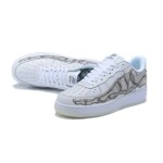 Nike Air Force 1 Low "Skeleton" BQ7541-100 - White Leather with Anatomical Bone Graphic and Glow-in-the-Dark Sole