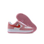 Nike Air Force 1 Low "Valentine’s Day" DD3384-600 - Pink Sneakers with Red Swoosh & Heart Details