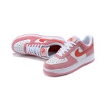 Nike Air Force 1 Low "Valentine’s Day" DD3384-600 - Pink Sneakers with Red Swoosh & Heart Details