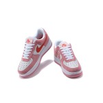 Nike Air Force 1 Low "Valentine’s Day" DD3384-600 - Pink Sneakers with Red Swoosh & Heart Details