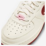 Nike Air Force 1 Low "Valentine’s Day" FD4616-161 - Cream and Red Sneakers with Heart Cherry Embroidery