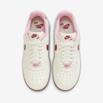 Nike Air Force 1 Low "Valentine’s Day" FD4616-161 - Cream and Red Sneakers with Heart Cherry Embroidery