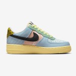 Nike Air Force 1 Low WMNS "Celestine Blue" FJ4591-441 - Patchwork Sneakers with Leopard Print and Floral Accents