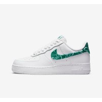 Nike Air Force 1 Low WMNS "Green Paisley" DH4406-102 - White and Green Paisley Accent Sneakers for Women