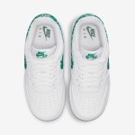 Nike Air Force 1 Low WMNS "Green Paisley" DH4406-102 - White Sneakers with Green Paisley Details