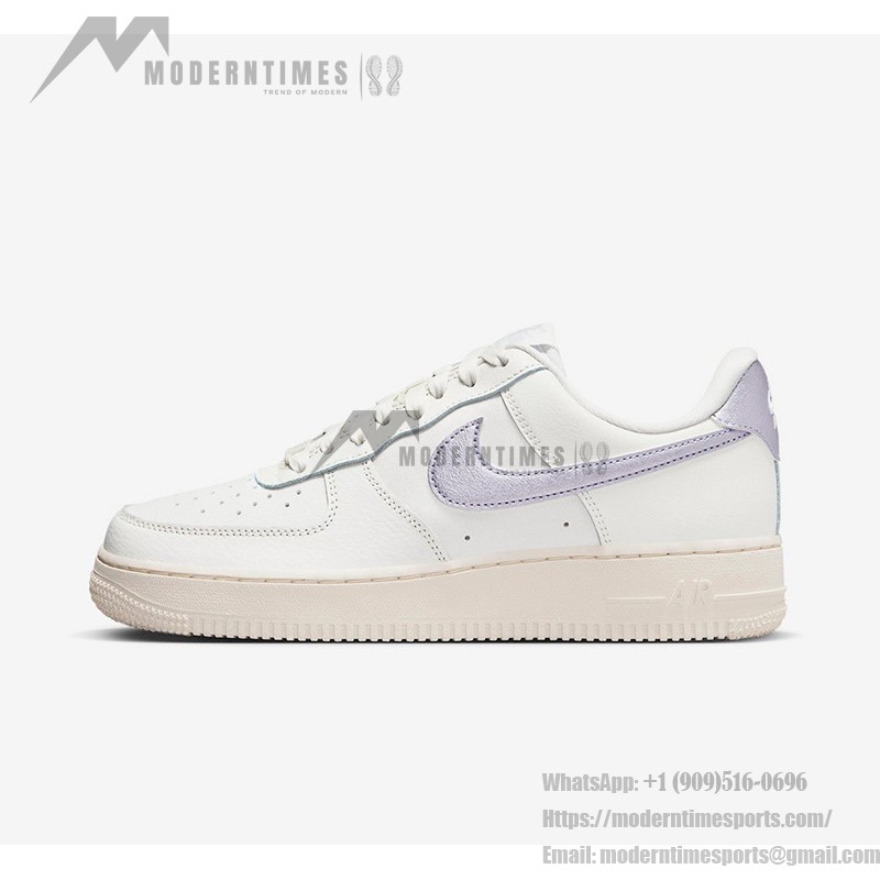 Nike Air Force 1 Low WMNS "Oxygen Purple" DV7470-100 - Minimalist White and Lavender Sneakers for Women