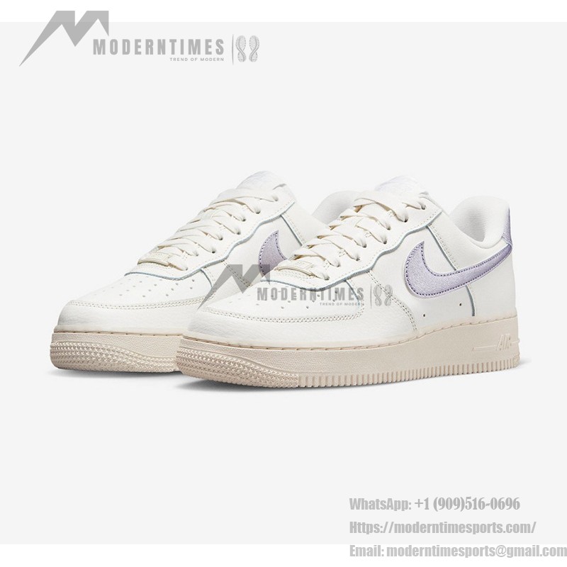 Nike Air Force 1 Low WMNS "Oxygen Purple" DV7470-100 - Minimalist White and Lavender Sneakers for Women