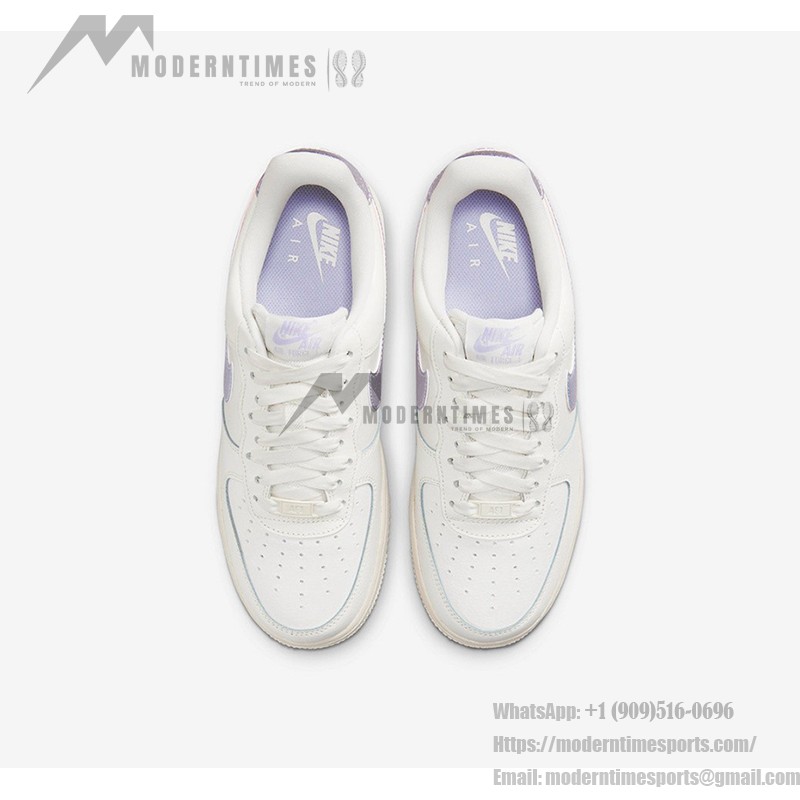 Nike Air Force 1 Low WMNS "Oxygen Purple" DV7470-100 - Minimalist White and Lavender Sneakers for Women