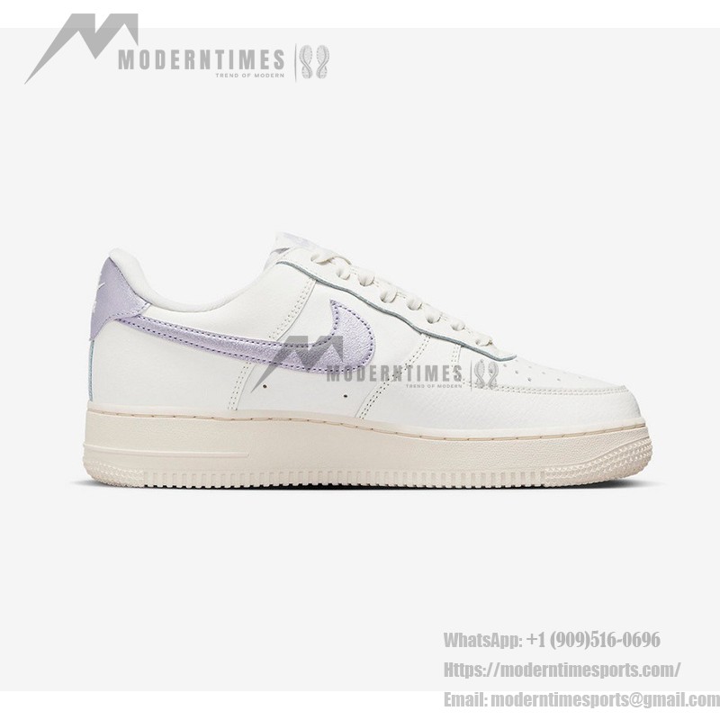 Nike Air Force 1 Low WMNS "Oxygen Purple" DV7470-100 - Minimalist White and Lavender Sneakers for Women