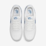 Nike Air Force 1 Low WMNS "Blue Paisley" sneakers in white with blue paisley accents