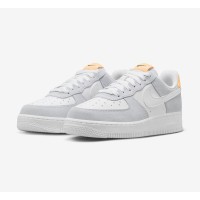 Nike Air Force 1 Low WMNS "Pure Platinum" FQ7779-001 - Minimalist White & Gray Sneakers with Yellow Accents for Women